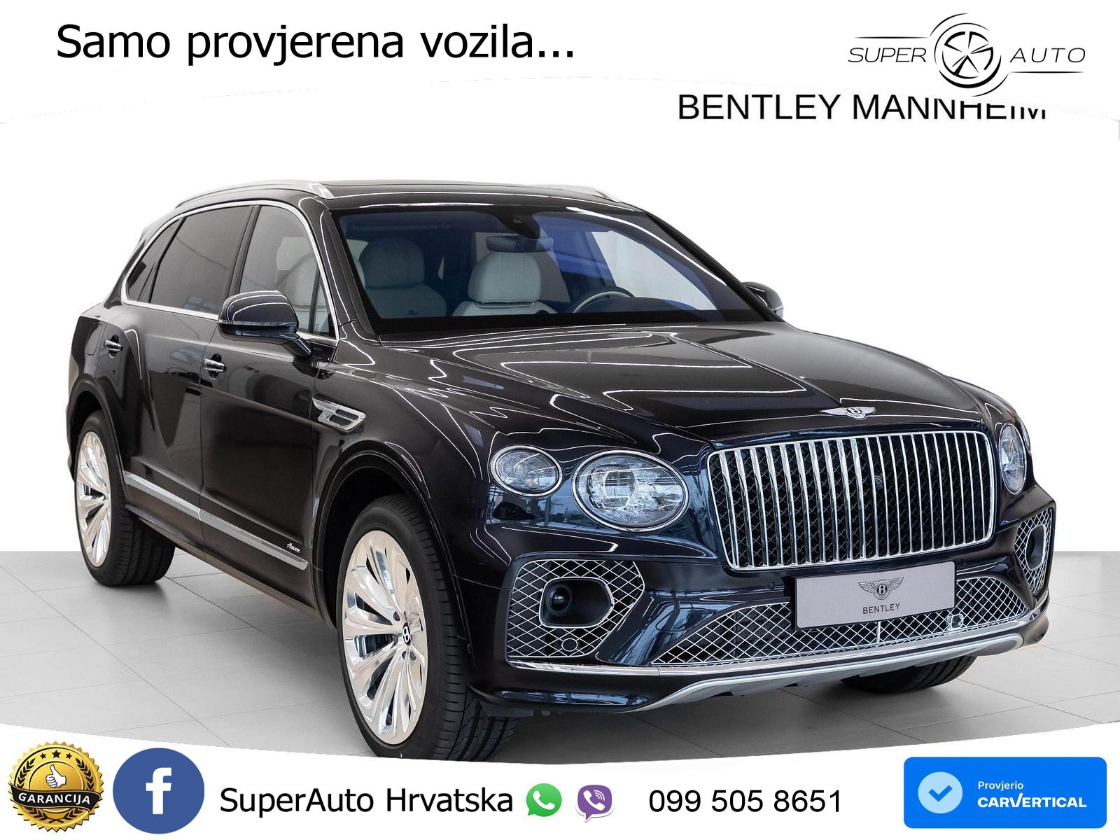 Bentley Bentayga 4.0 V8 (550 KS) AWD Automatic ZRAČNI+ACC+GR SJED+KAM