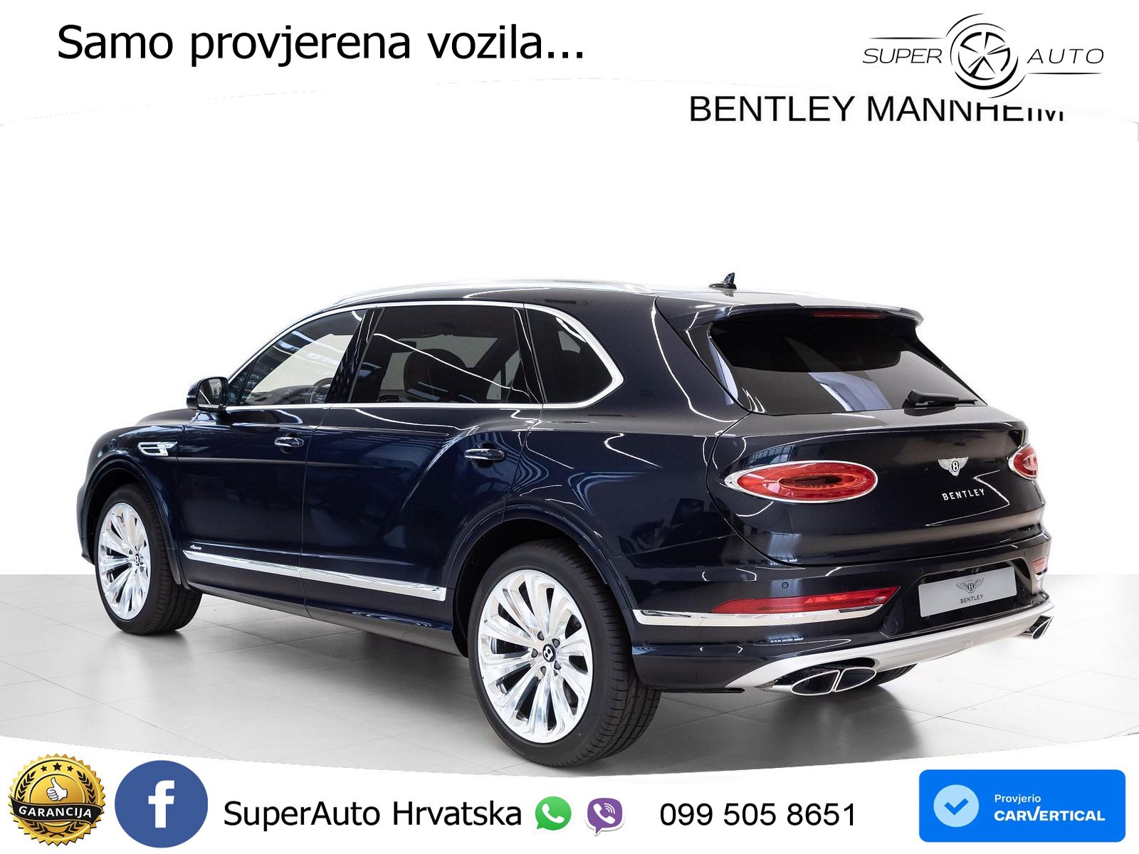Bentley Bentayga 4.0 V8 (550 KS) AWD Automatic ZRAČNI+ACC+GR SJED+KAM