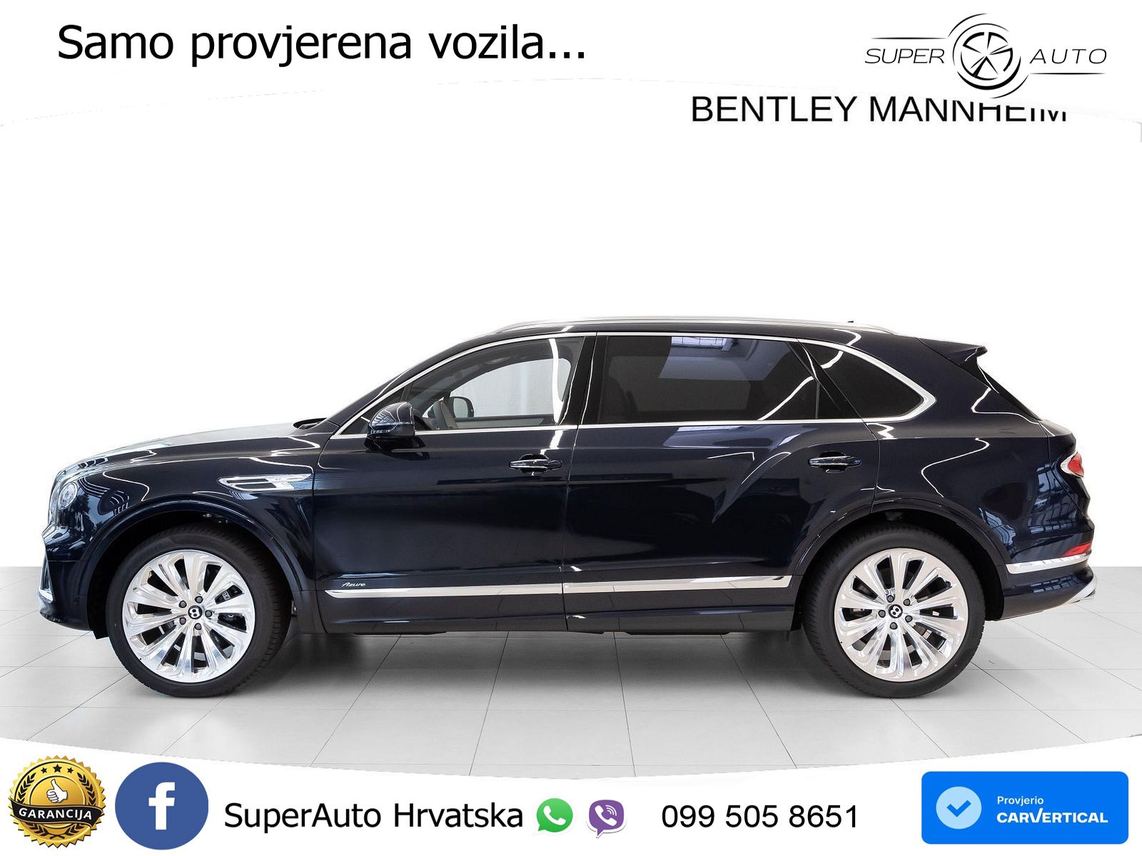 Bentley Bentayga 4.0 V8 (550 KS) AWD Automatic ZRAČNI+ACC+GR SJED+KAM