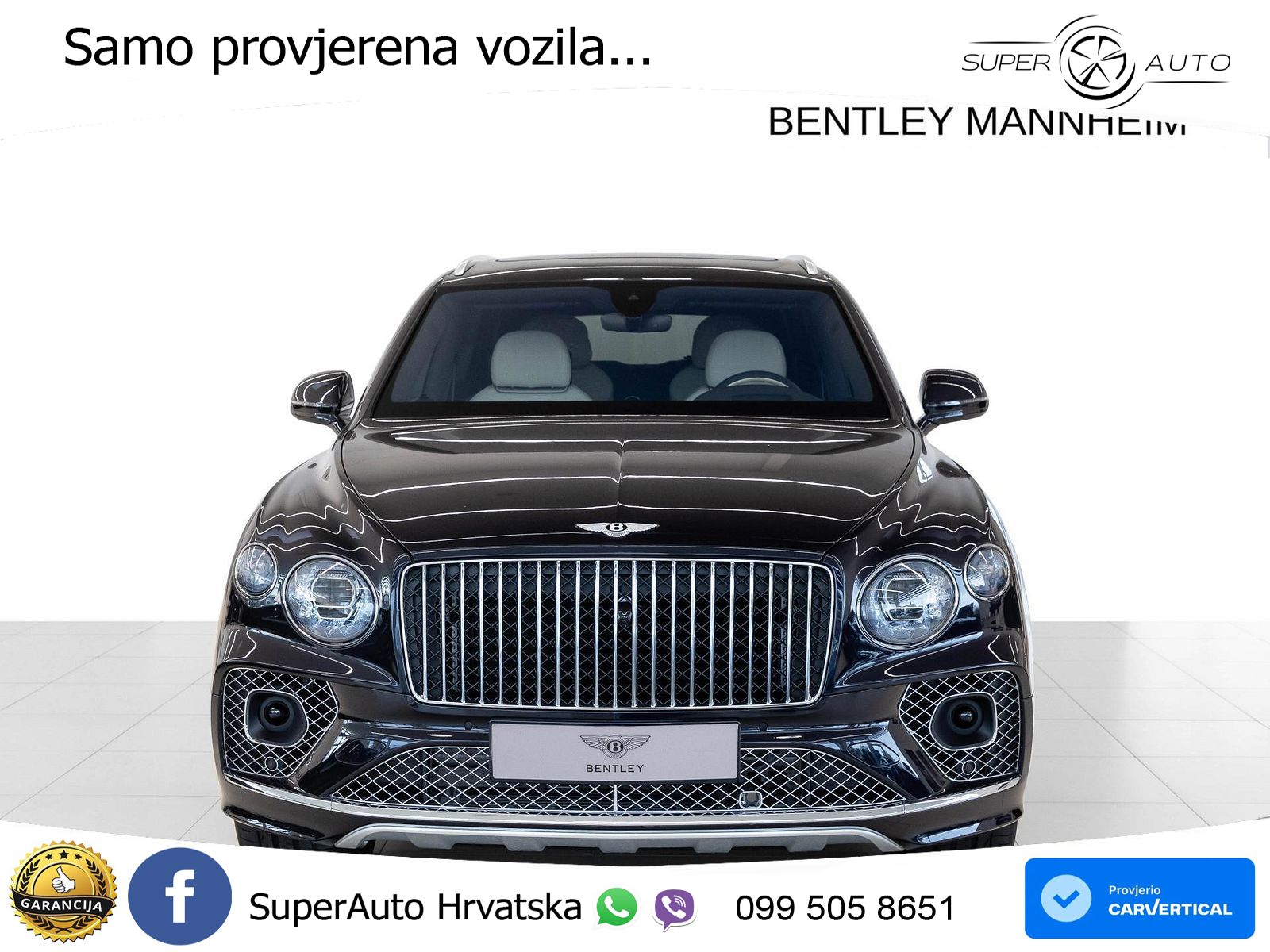 Bentley Bentayga 4.0 V8 (550 KS) AWD Automatic ZRAČNI+ACC+GR SJED+KAM