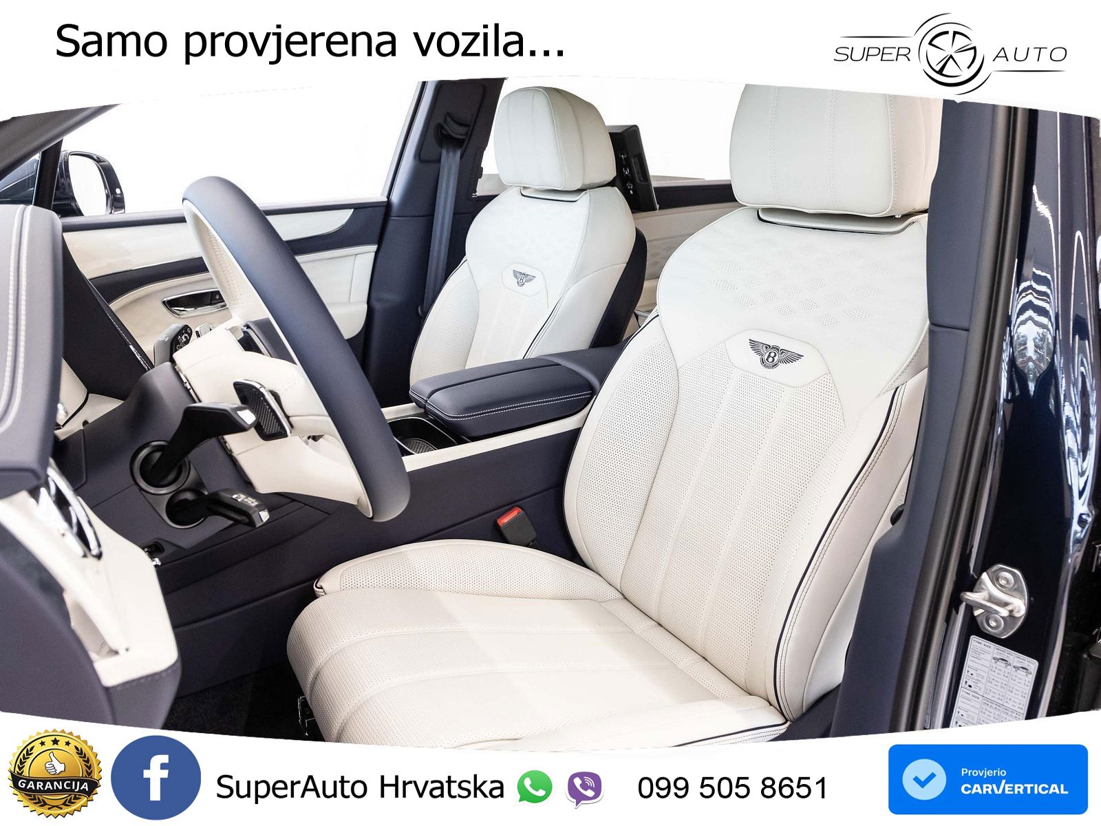 Bentley Bentayga 4.0 V8 (550 KS) AWD Automatic ZRAČNI+ACC+GR SJED+KAM