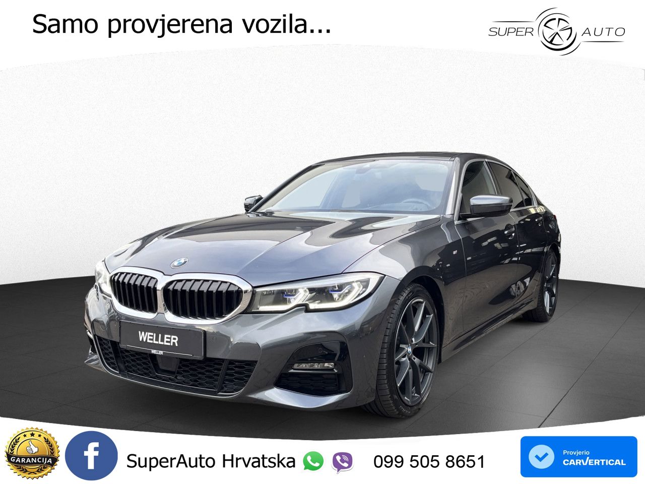 BMW 320i (184 KS) Steptronic M Sport LED+GR SJED+ACC