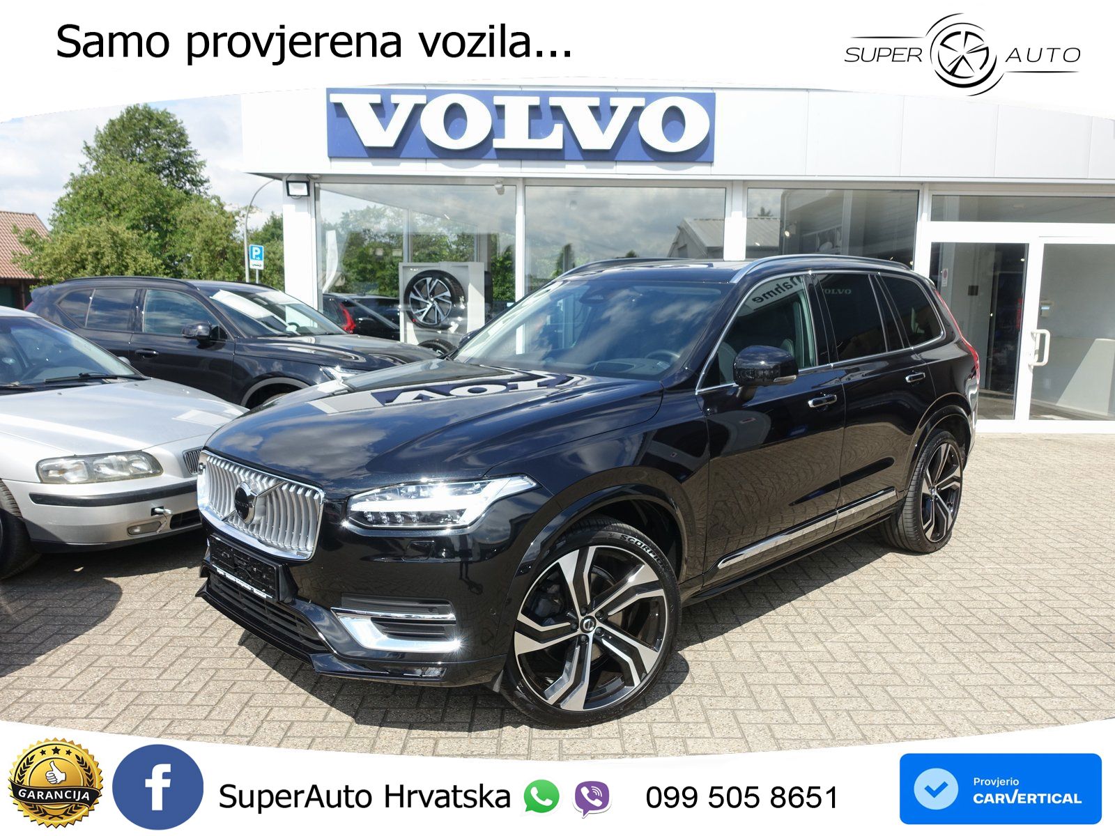 Volvo XC90 2.0 B5 Diesel AWD Automatic ACC+HEAD+4xGR SJED+360+PANO