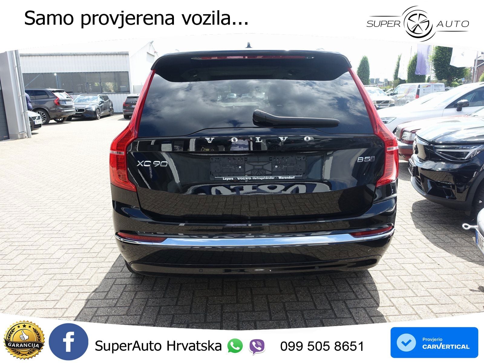 Volvo XC90 2.0 B5 Diesel AWD Automatic ACC+HEAD+4xGR SJED+360+PANO