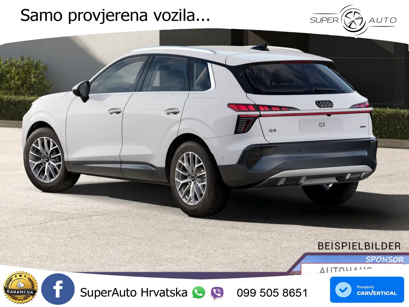 Audi Q3 2.0 TDI (193 KS) quattro S tronic LED+GR SJED+ACC