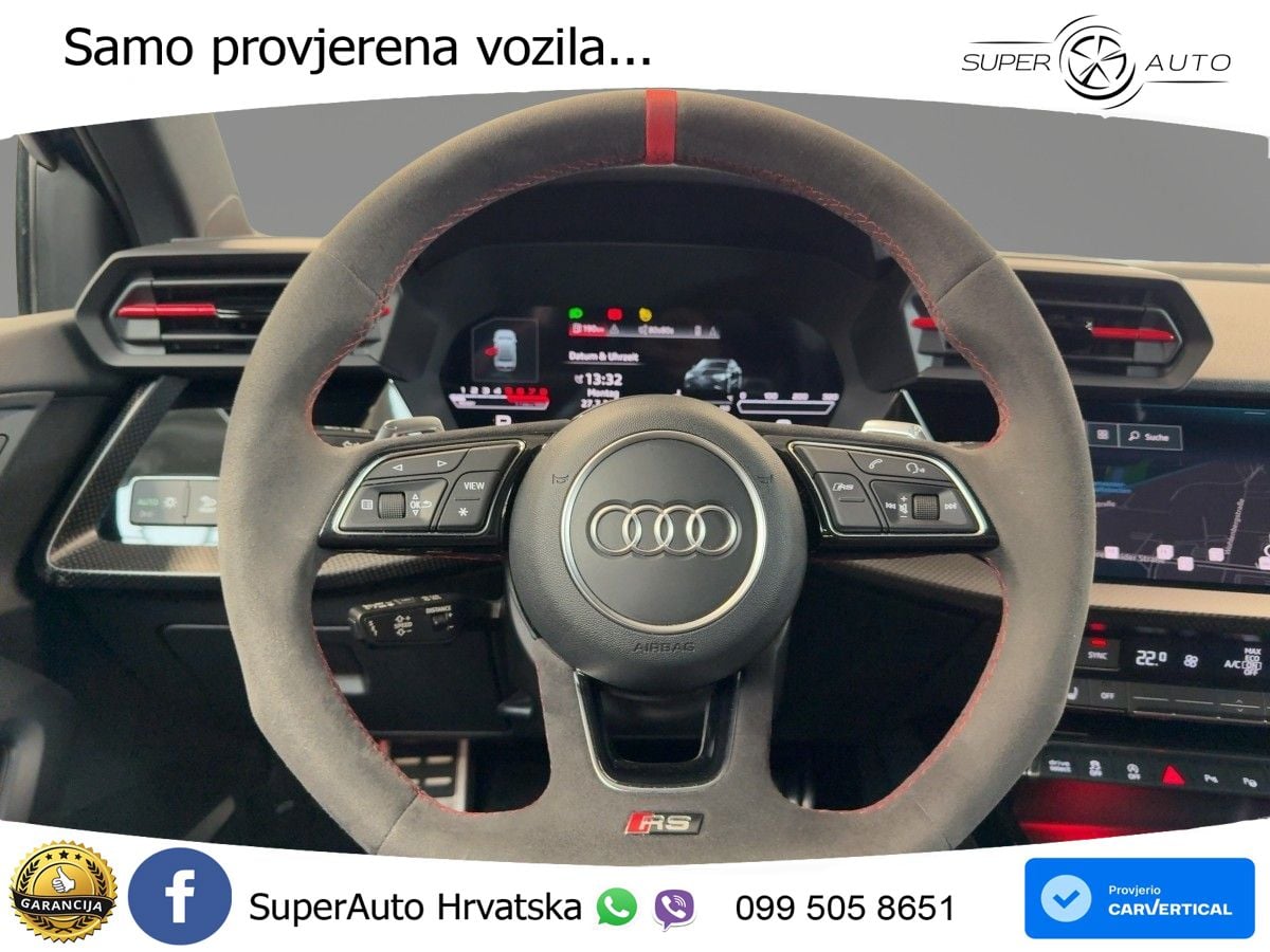 Audi RS3 Sedan 2.5 TFSI (400 KS) quattro S tronic LED+GR SJED+ACC