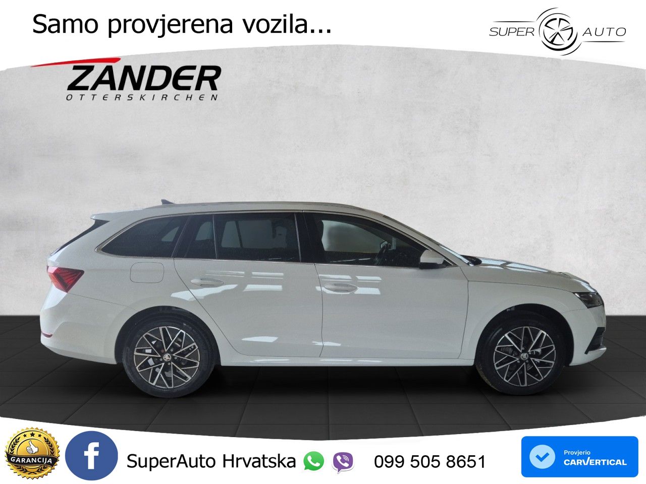 Škoda Octavia Combi 2.0 TDI (150 KS) DSG LED+GR SJED+ACC
