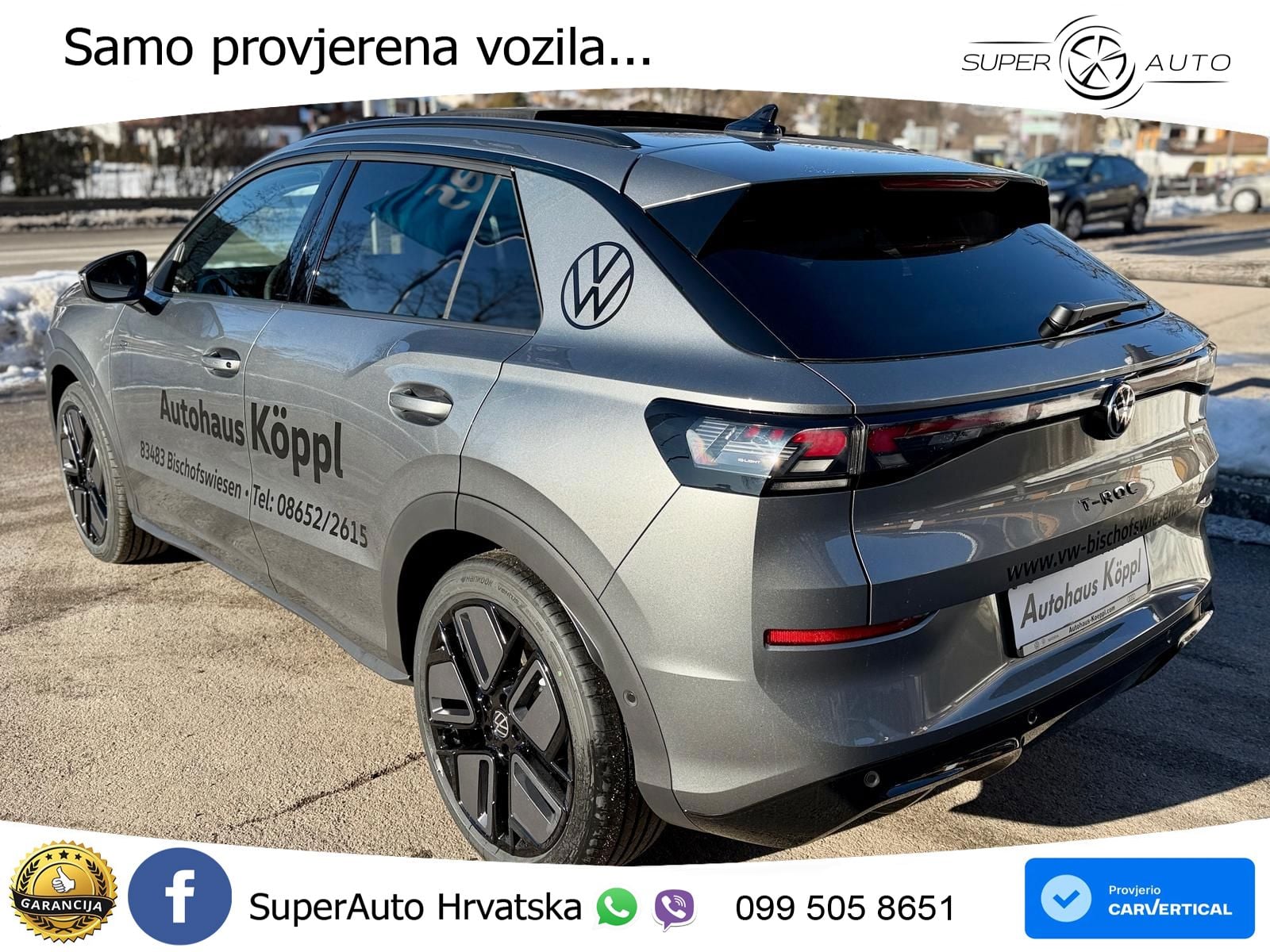 Volkswagen T-Roc 1.5 eTSI (150 KS)  DSG R-Line LED+GR SJED+ACC