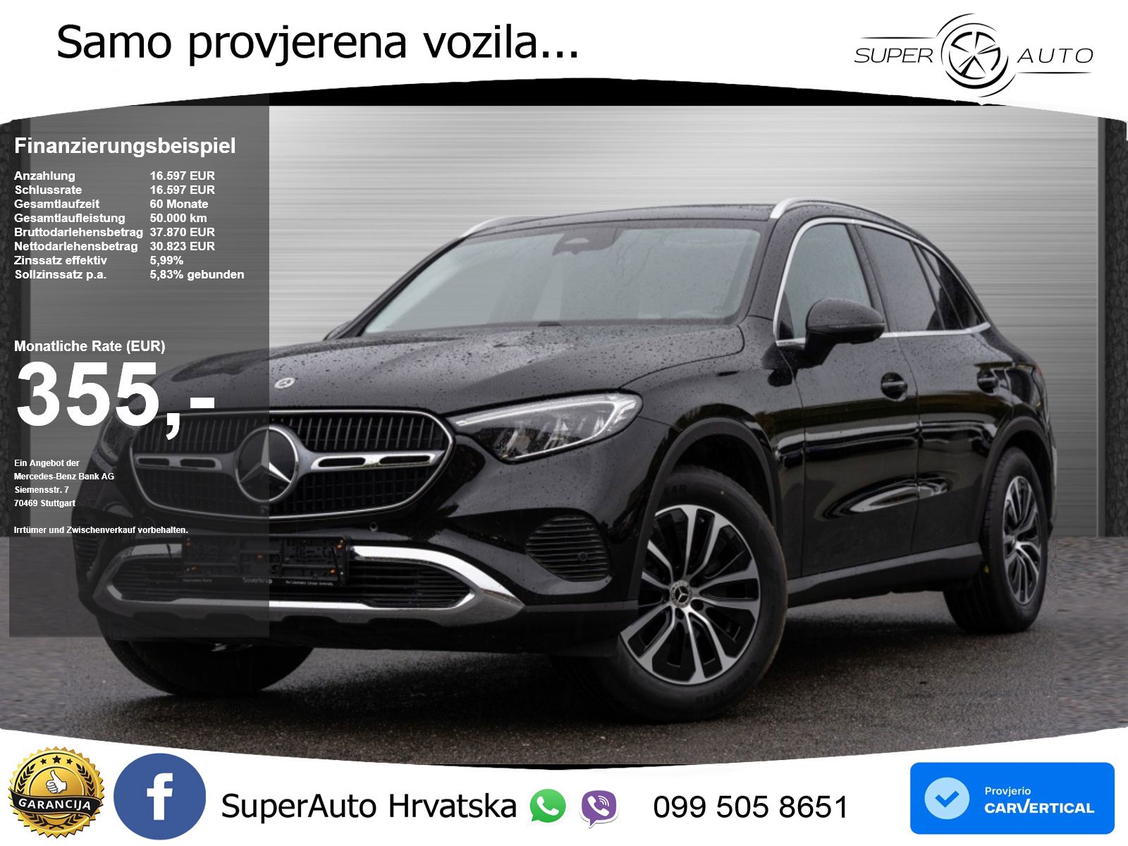 Mercedes GLC 200d (163 KS) 4MATIC 9G-TRONIC Avantgarde ACC+GR SJED+360+PANO