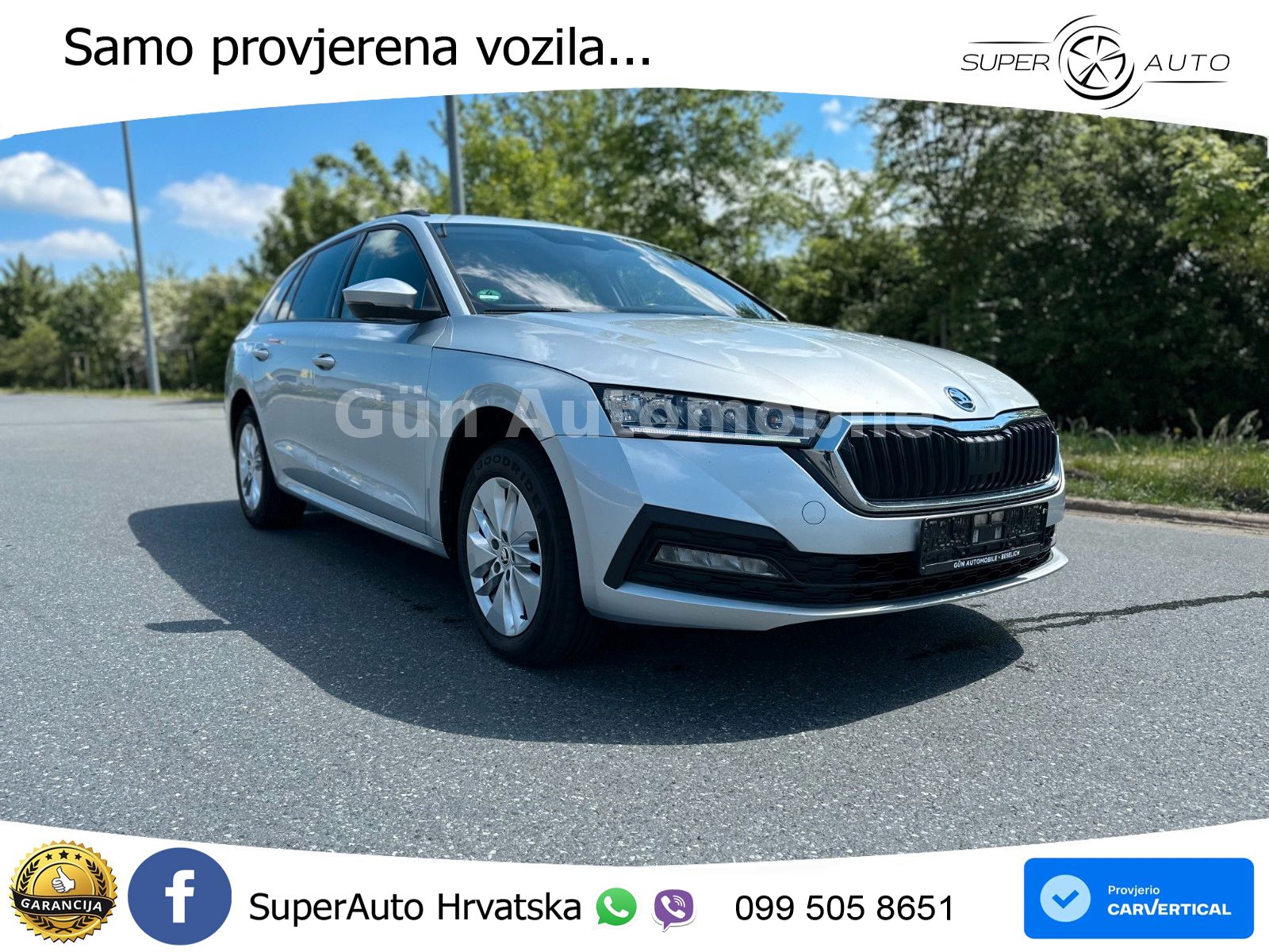 Škoda Octavia Combi 2.0 TDI (150 KS) DSG LED+GR SJED+ACC