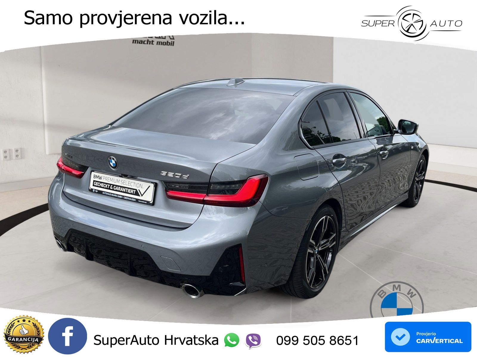 BMW 320d (190 KS) xDrive Steptronic M Sport LED+GR SJED+ACC