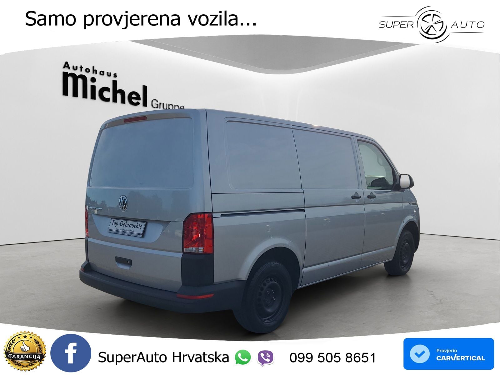 Volkswagen T6 Transporter Kasten 6.1 TDI Klima Navi Standhe 110 KS