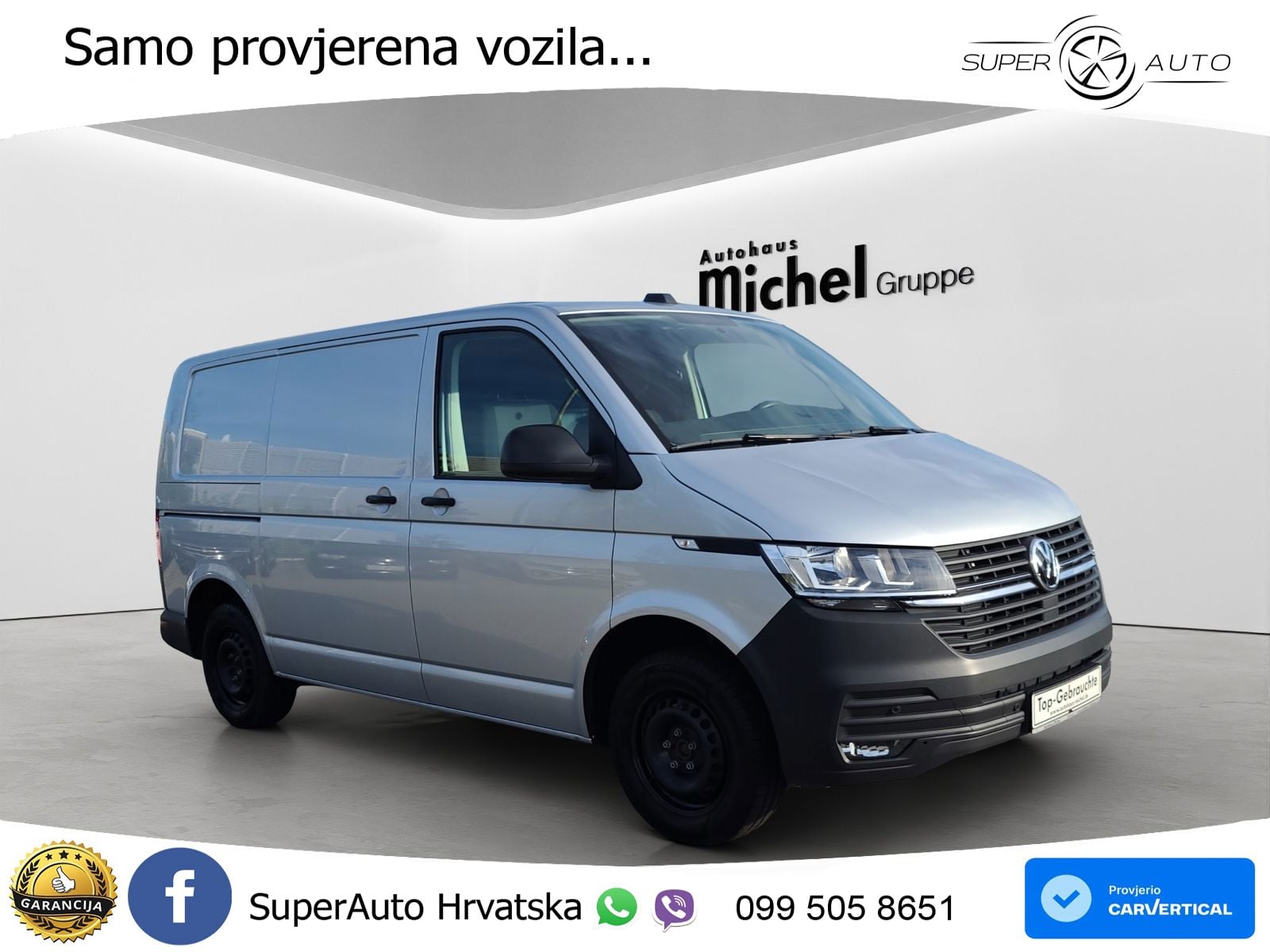 Volkswagen T6 Transporter Kasten 6.1 TDI Klima Navi Standhe 110 KS