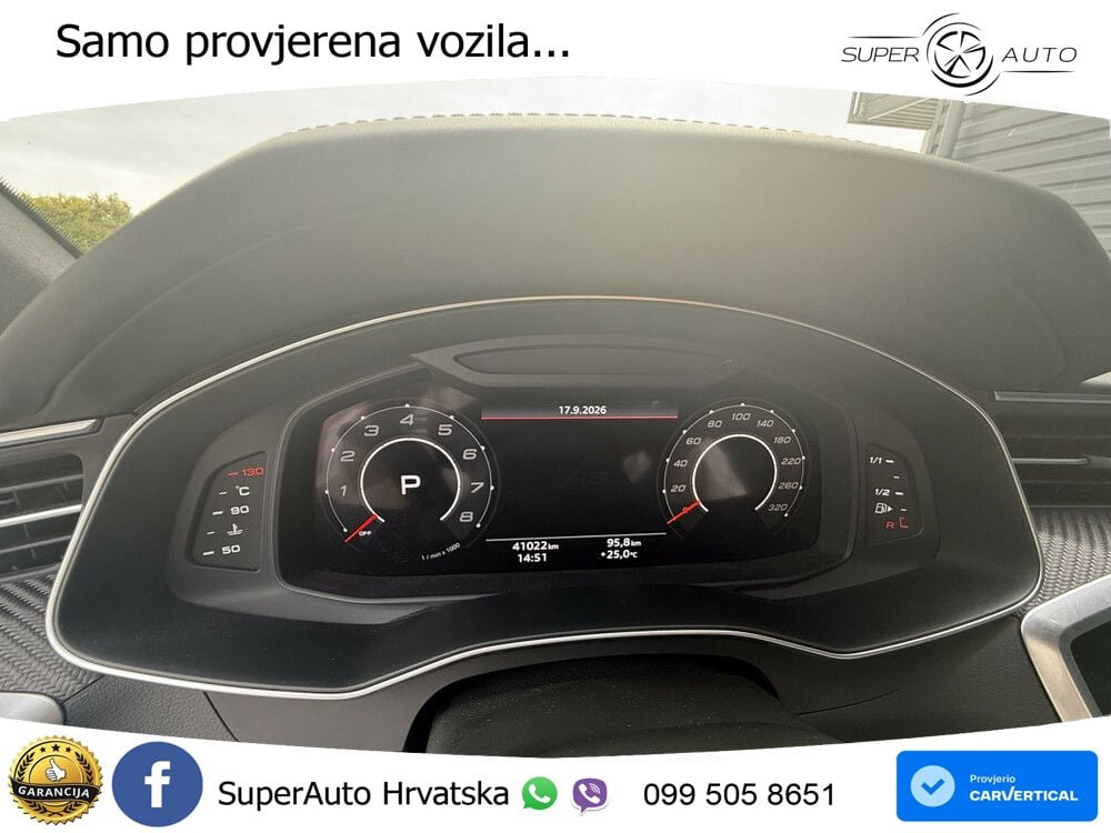 Audi RS6 Avant 4.0 TFSI V8 performance (630 KS)  quattro tiptronic LED+GR SJED+ACC