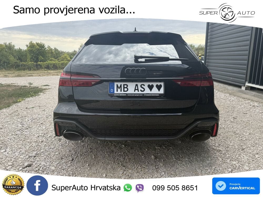 Audi RS6 Avant 4.0 TFSI V8 performance (630 KS)  quattro tiptronic LED+GR SJED+ACC