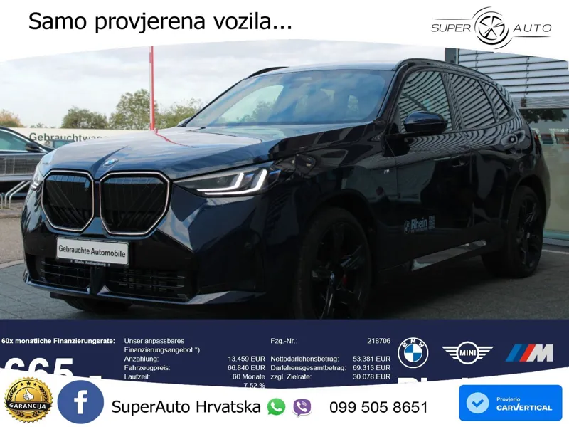 BMW X3 40d xDrive Steptronic M Sport LED+GR SJED+ACC