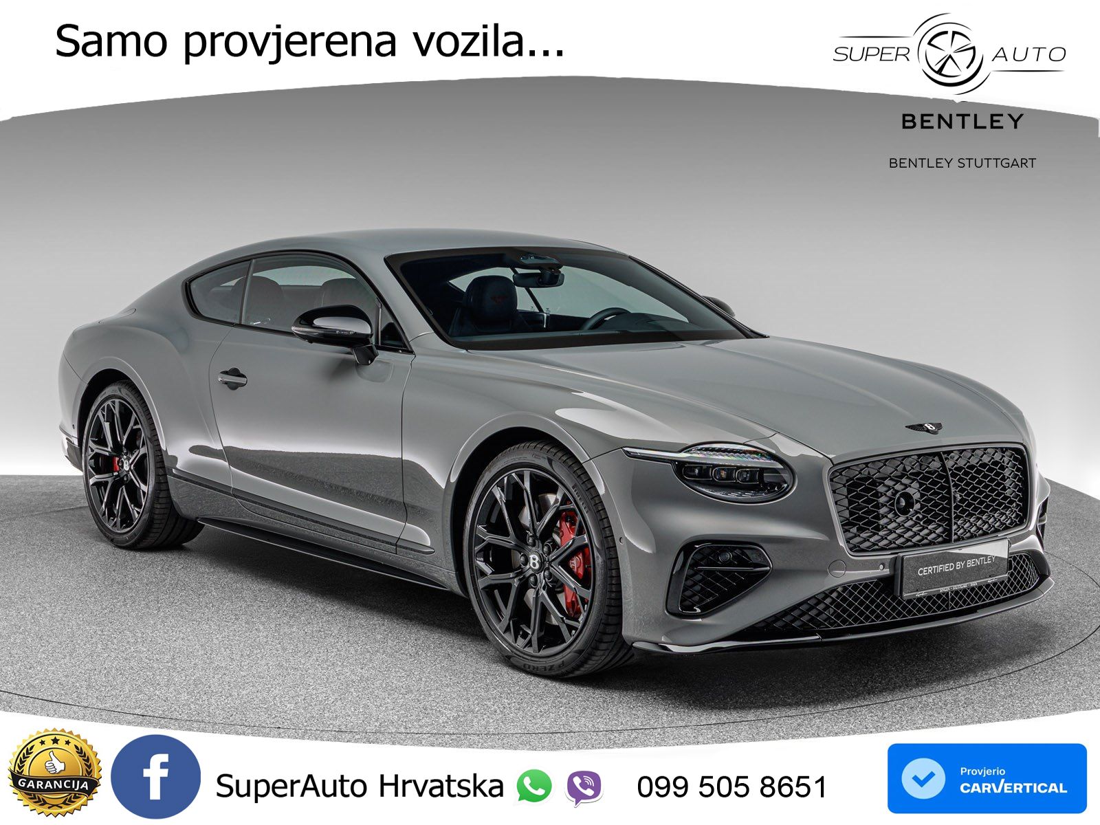 Bentley Continental GT IV 4.0 V8 TFSi (680 KS) AWD DCT LED+GR SJED+ACC