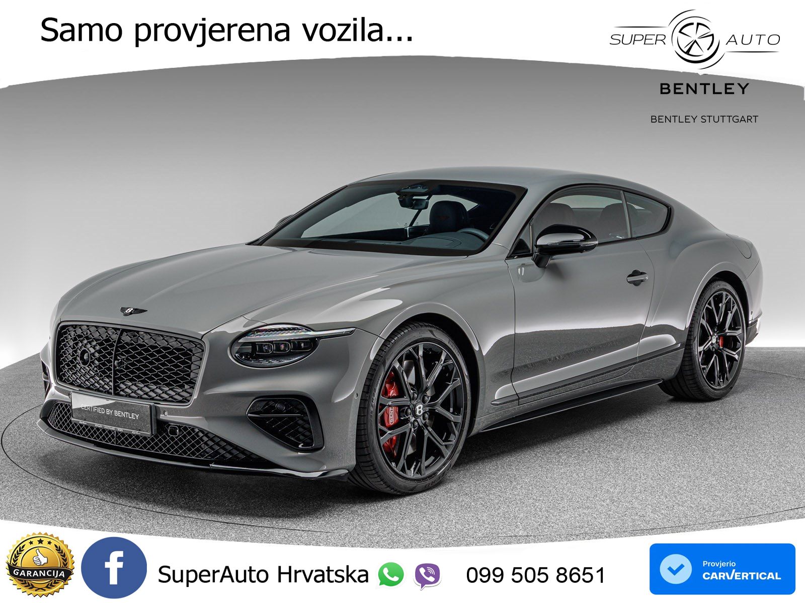 Bentley Continental GT IV 4.0 V8 TFSi (680 KS) AWD DCT LED+GR SJED+ACC
