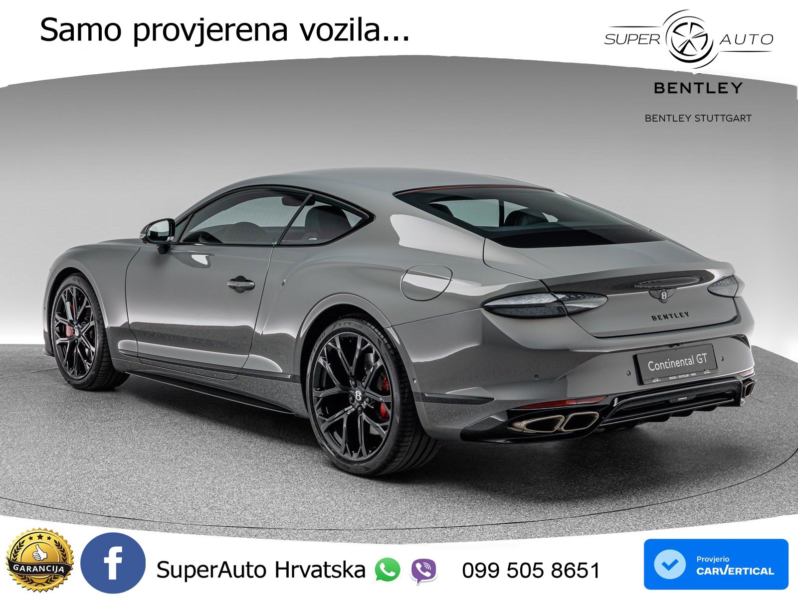 Bentley Continental GT IV 4.0 V8 TFSi (680 KS) AWD DCT LED+GR SJED+ACC