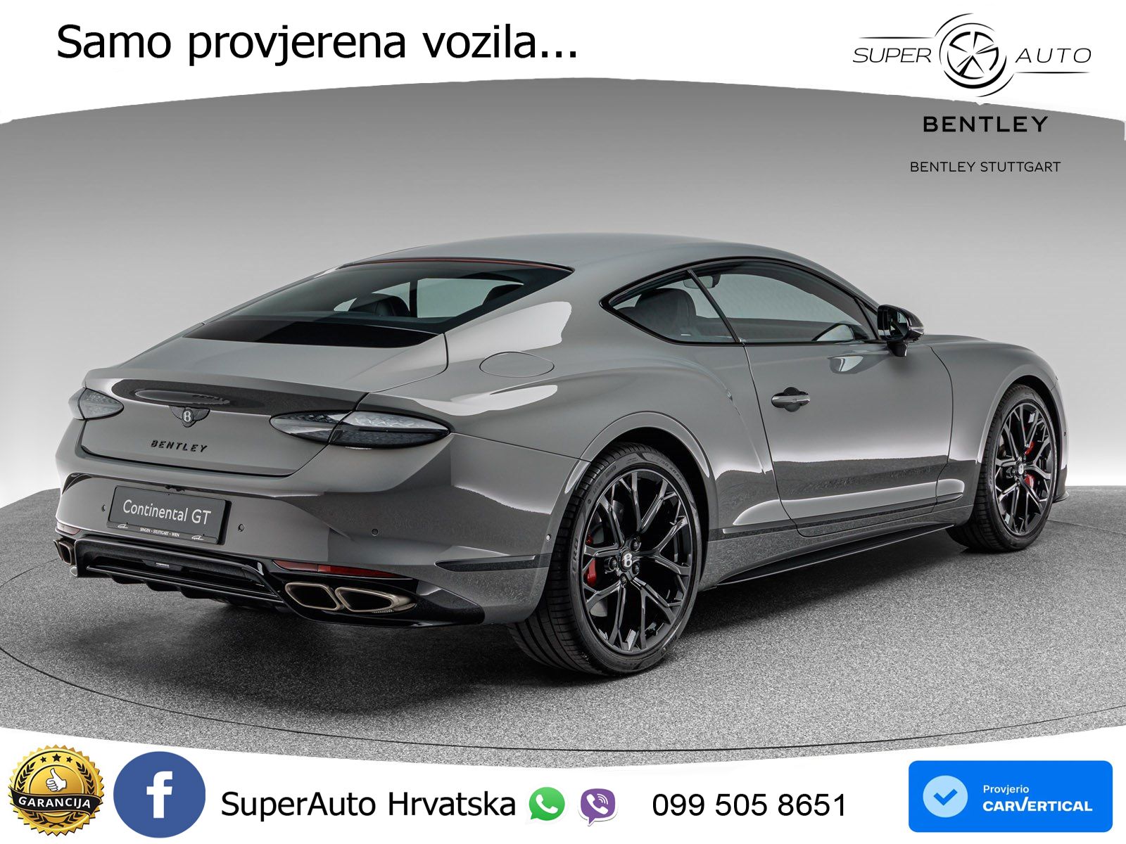 Bentley Continental GT IV 4.0 V8 TFSi (680 KS) AWD DCT LED+GR SJED+ACC