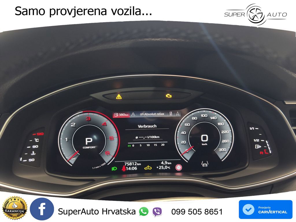 Audi A6 50 TDI V6 (286 KS) quattro tiptronic MATRIX+GR SJED+KAM