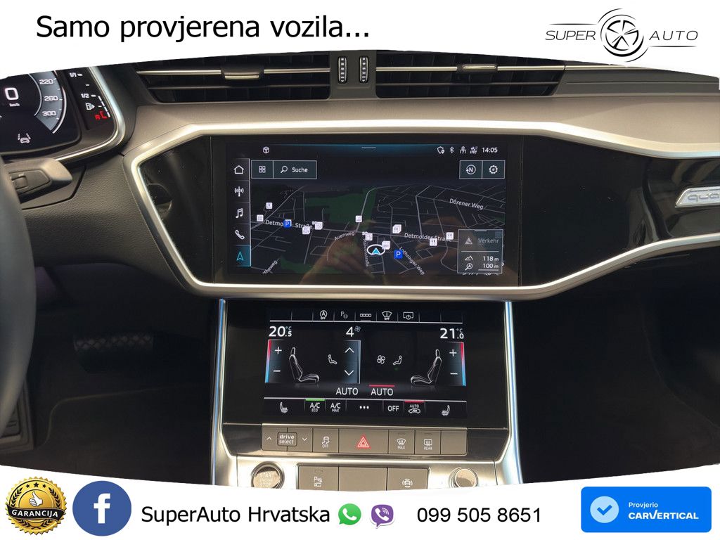 Audi A6 50 TDI V6 (286 KS) quattro tiptronic MATRIX+GR SJED+KAM