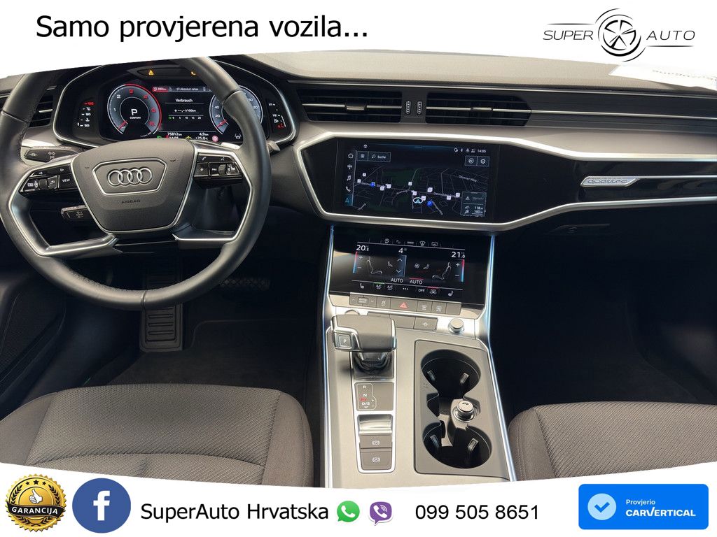 Audi A6 50 TDI V6 (286 KS) quattro tiptronic MATRIX+GR SJED+KAM