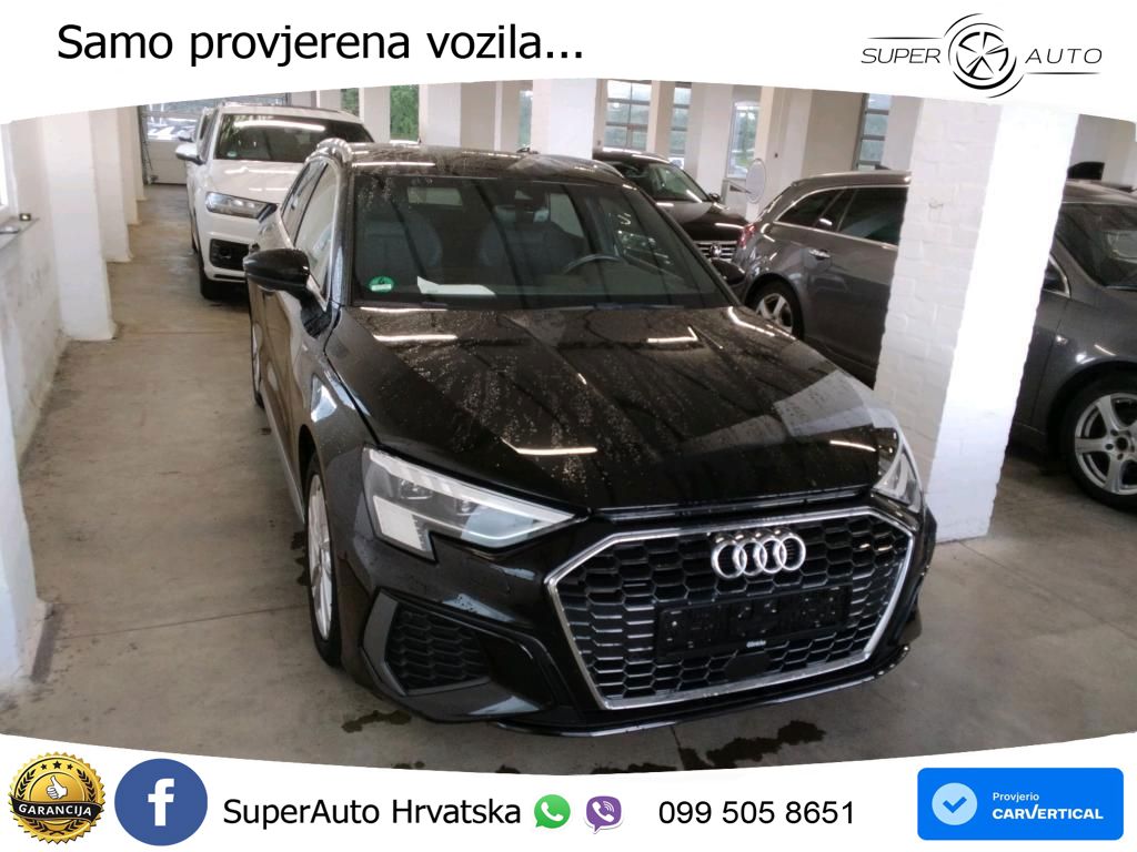 Audi A3 40 TFSIe (204 KS) S tronic 2x S line MATRIX+GR SJED+KAM
