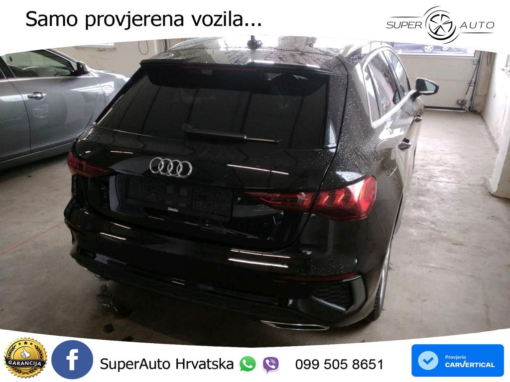 Audi A3 40 TFSIe (204 KS) S tronic 2x S line MATRIX+GR SJED+KAM