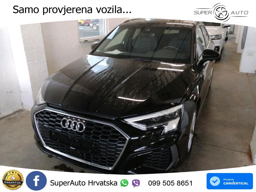 Audi A3 40 TFSIe (204 KS) S tronic 2x S line MATRIX+GR SJED+KAM
