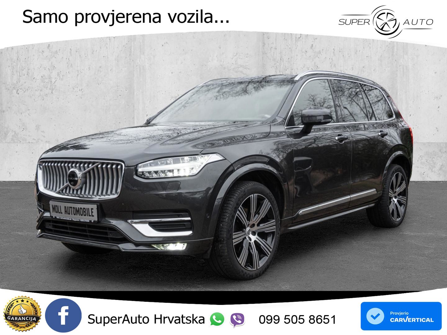 Volvo XC90 2.0 B5 Diesel AWD Automatic ACC+GR SJED+360+PANO