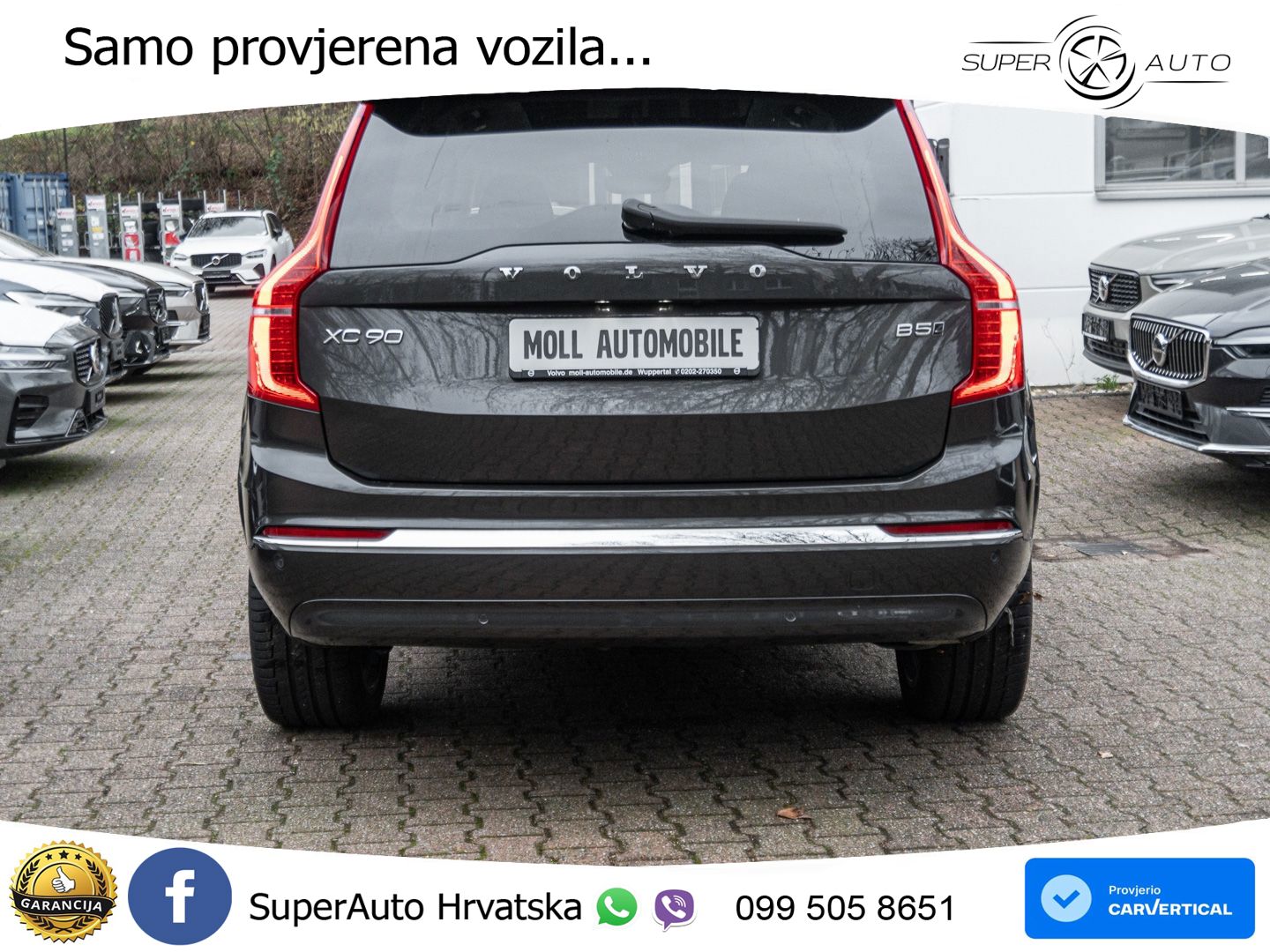 Volvo XC90 2.0 B5 Diesel AWD Automatic ACC+GR SJED+360+PANO