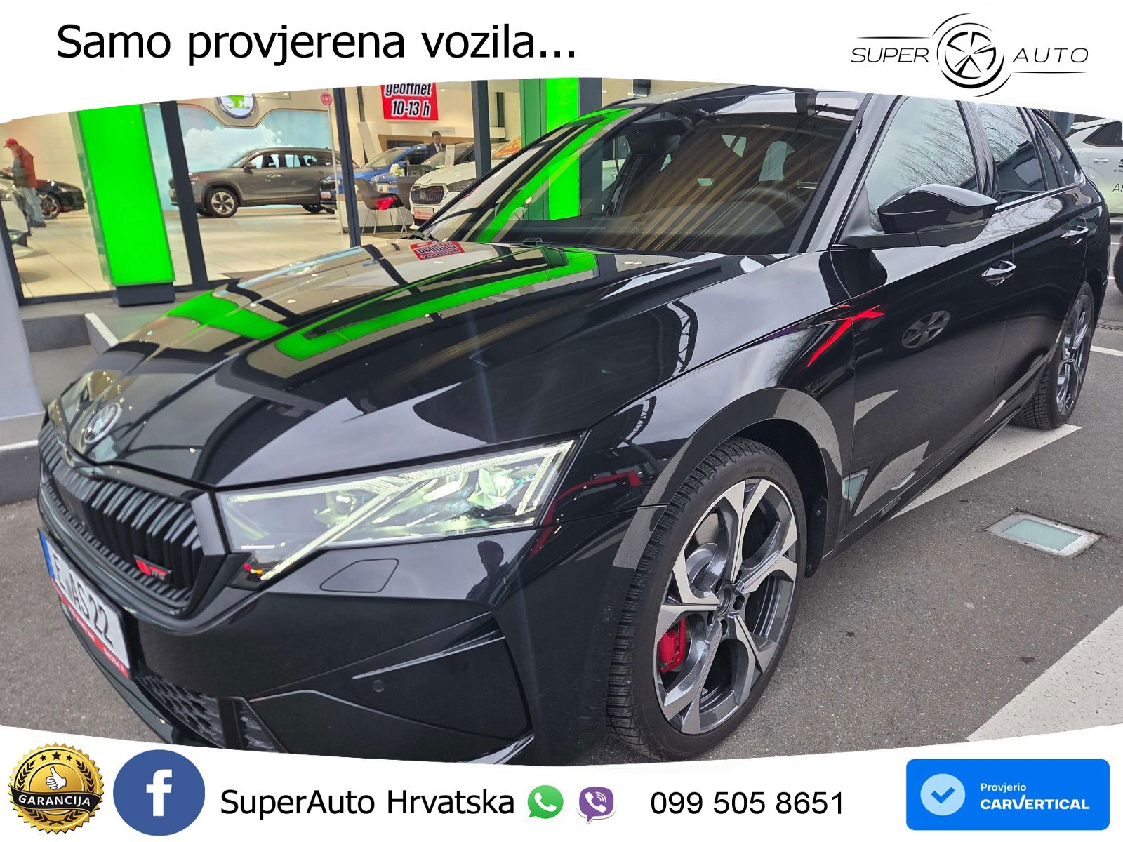 Škoda Octavia Combi RS 2.0 TSI (265 KS) DSG LED+GR SJED+ACC