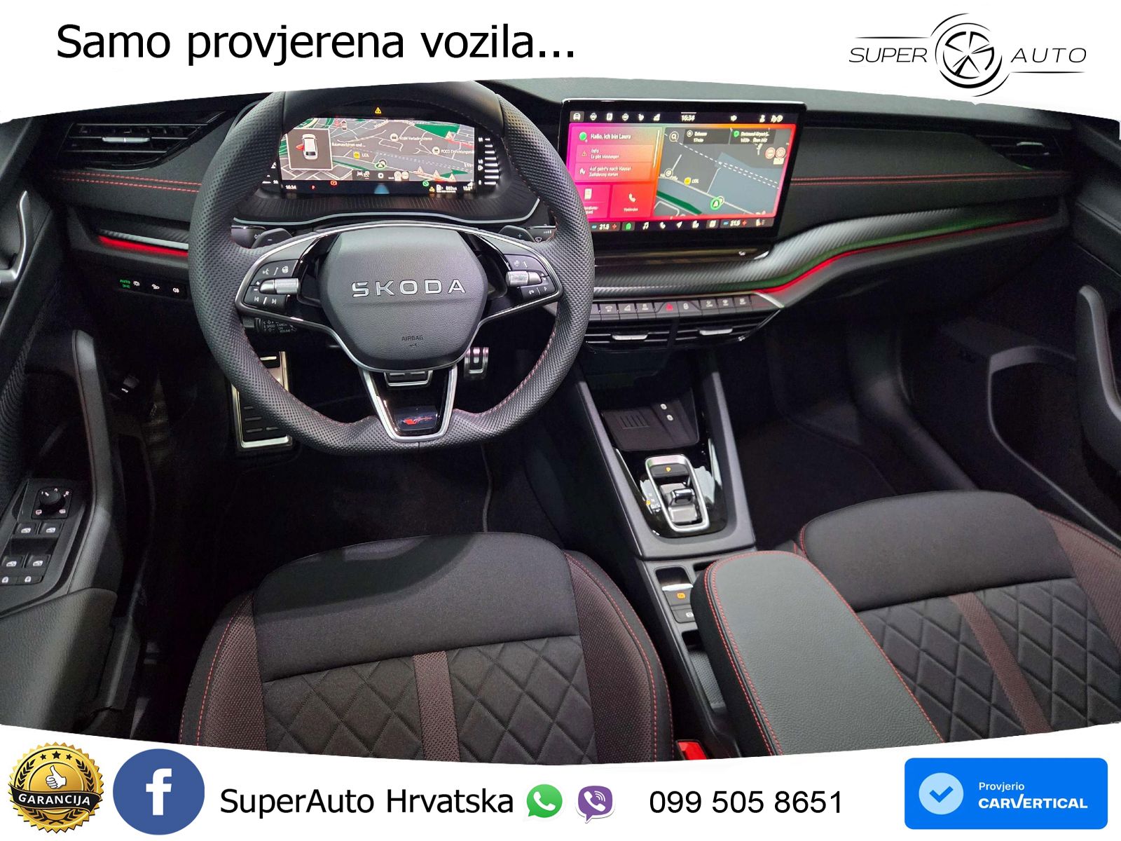 Škoda Octavia Combi RS 2.0 TSI (265 KS) DSG LED+GR SJED+ACC