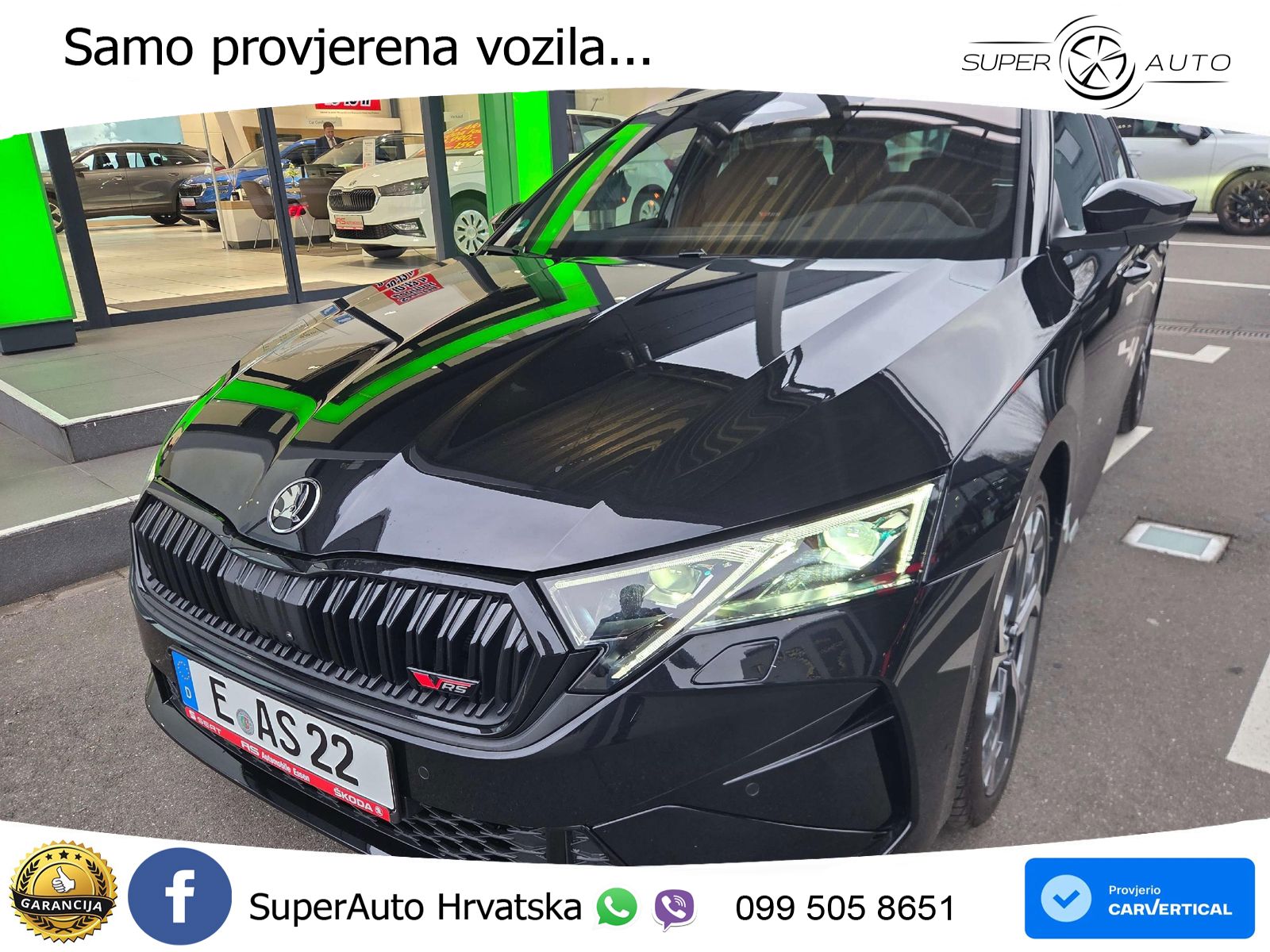 Škoda Octavia Combi RS 2.0 TSI (265 KS) DSG LED+GR SJED+ACC