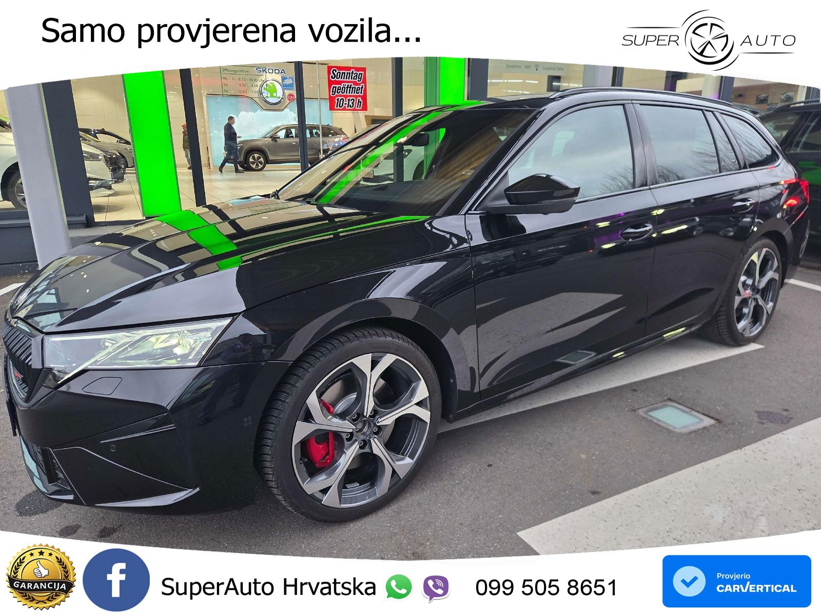 Škoda Octavia Combi RS 2.0 TSI (265 KS) DSG LED+GR SJED+ACC