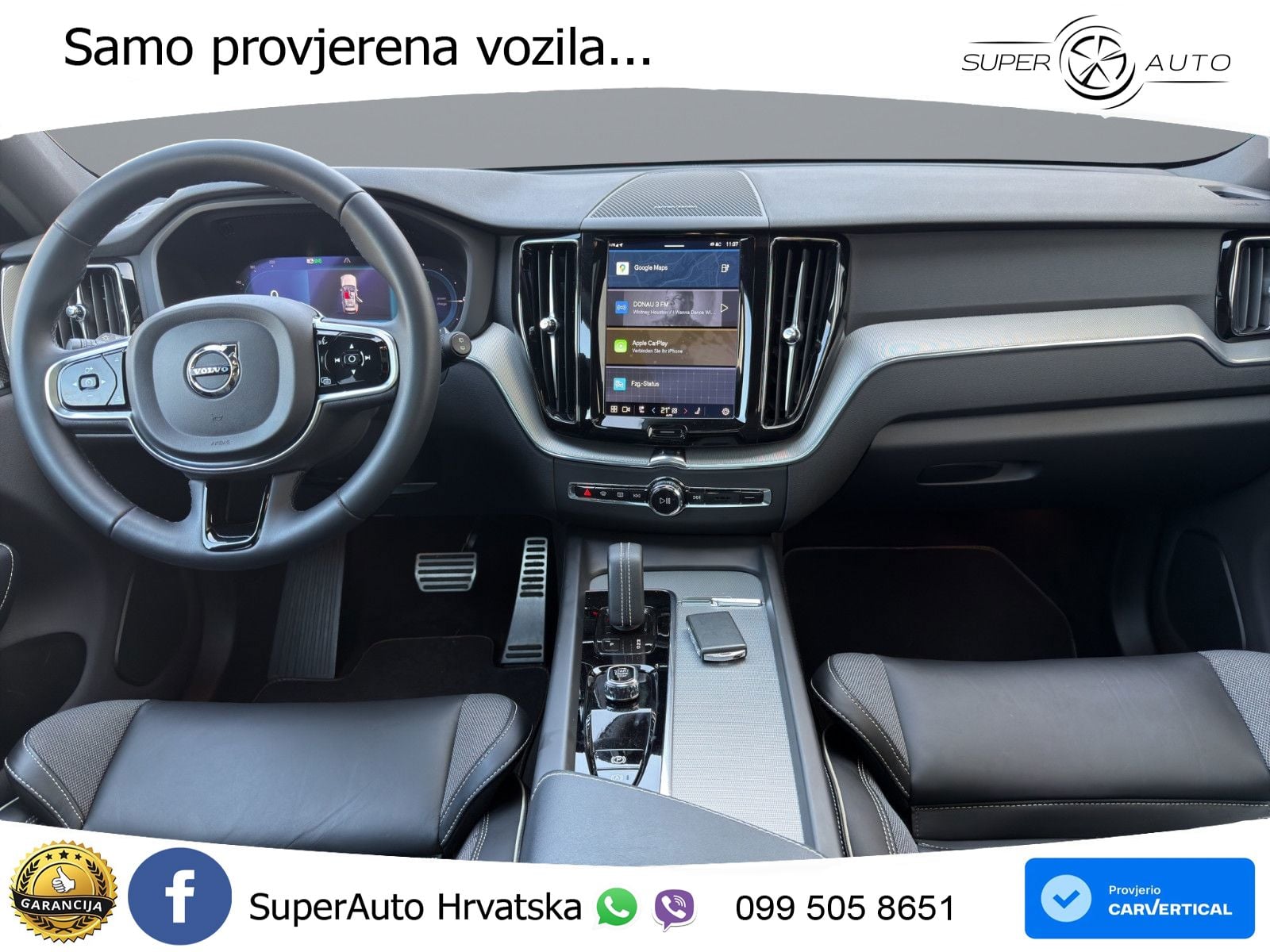 Volvo XC60 T8 AWD Geartronic ZRAČNI+ACC+GR SJED+KAM+PANO