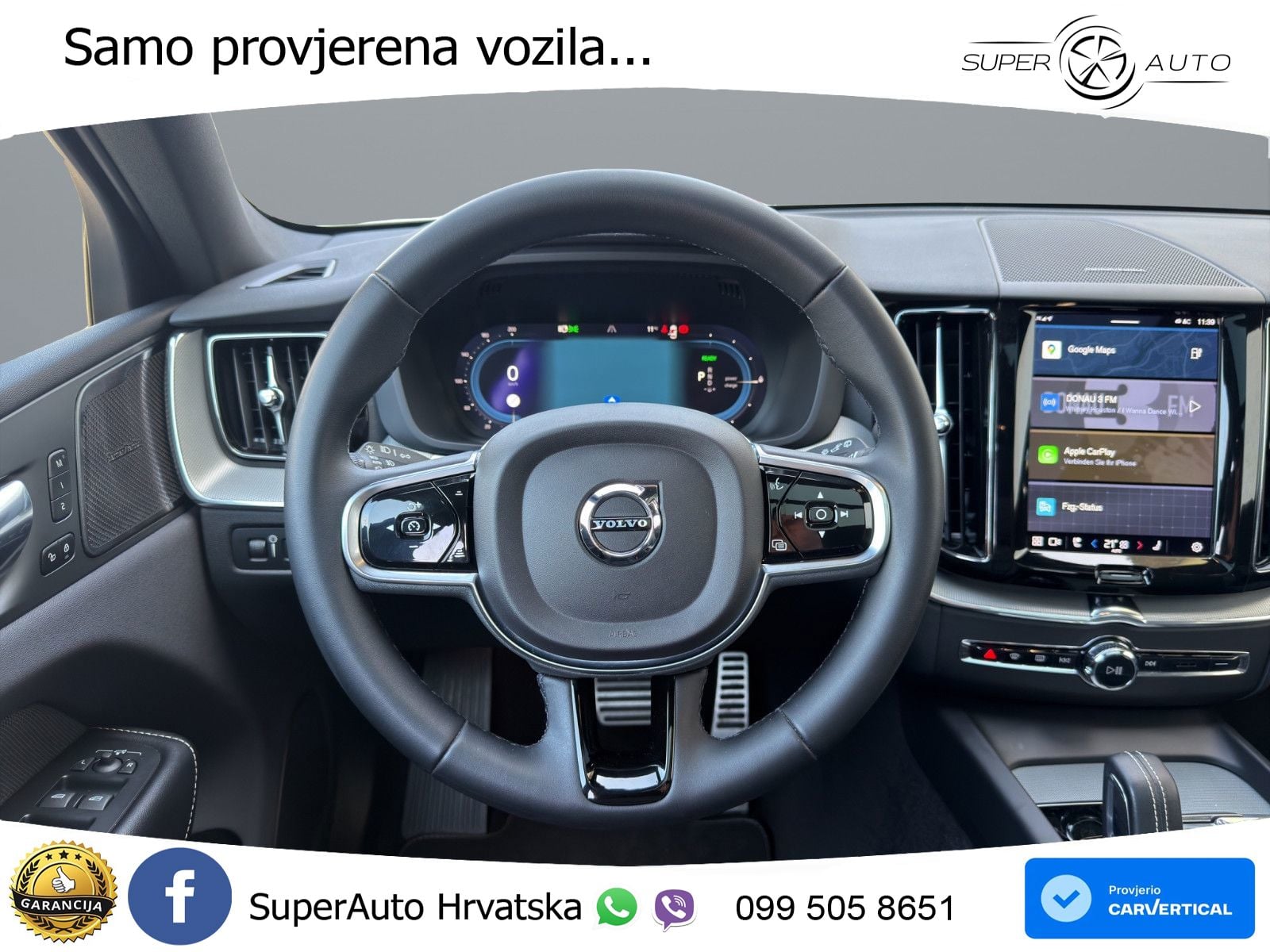 Volvo XC60 T8 AWD Geartronic ZRAČNI+ACC+GR SJED+KAM+PANO