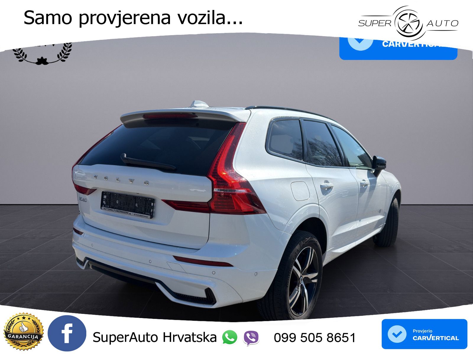 Volvo XC60 T8 AWD Geartronic ZRAČNI+ACC+GR SJED+KAM+PANO