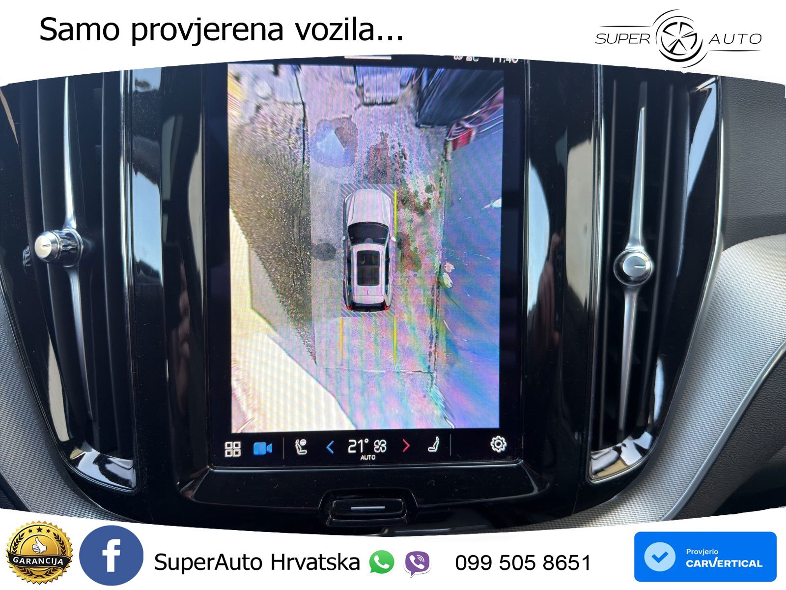 Volvo XC60 T8 AWD Geartronic ZRAČNI+ACC+GR SJED+KAM+PANO