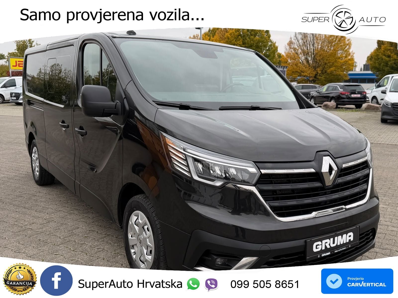 Renault Trafic Komfort DOKA L2H1 3,0t LED+AHK+6-SitzeNSW 150 KS