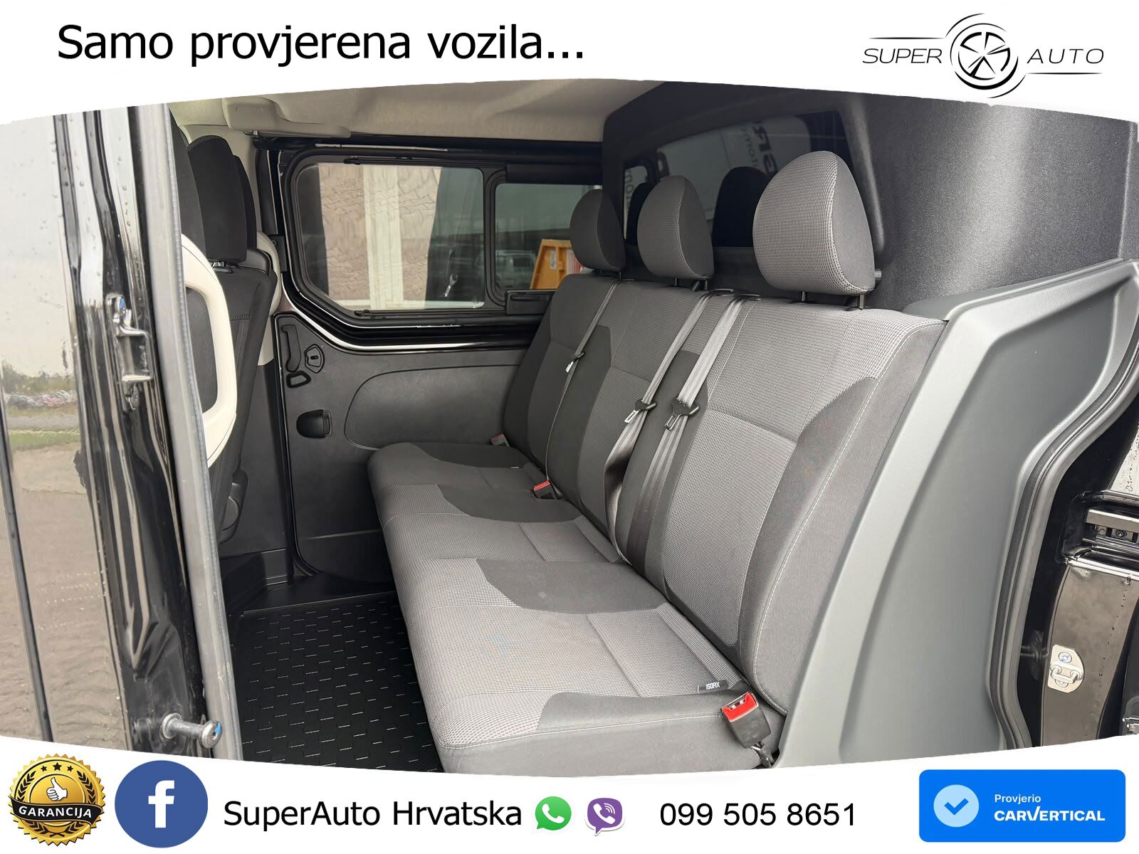 Renault Trafic Komfort DOKA L2H1 3,0t LED+AHK+6-SitzeNSW 150 KS