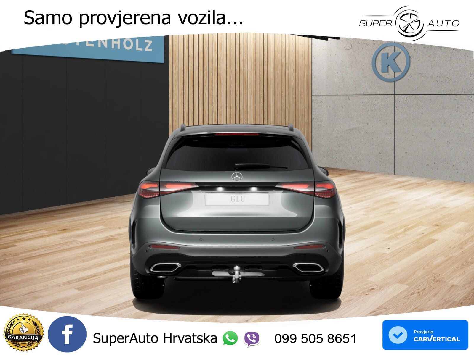 Mercedes GLC 220d (197 KS) 4MATIC 9G-TRONIC AMG ZRAČNI+ACC+GR SJED+KAM+PANO