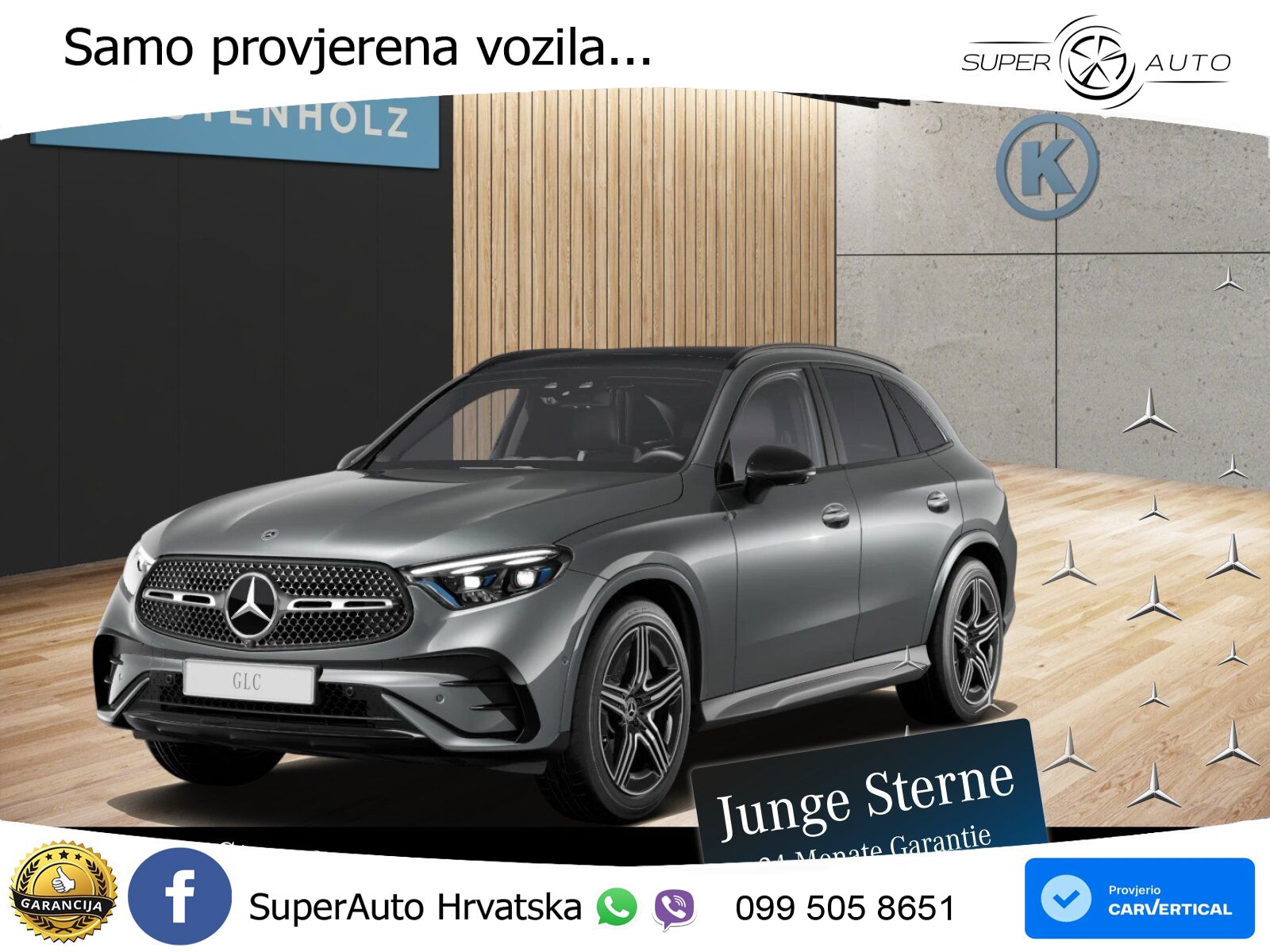 Mercedes GLC 220d (197 KS) 4MATIC 9G-TRONIC AMG ZRAČNI+ACC+GR SJED+KAM+PANO