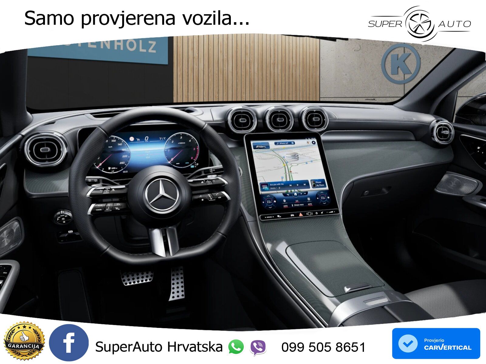 Mercedes GLC 220d (197 KS) 4MATIC 9G-TRONIC AMG ZRAČNI+ACC+GR SJED+KAM+PANO