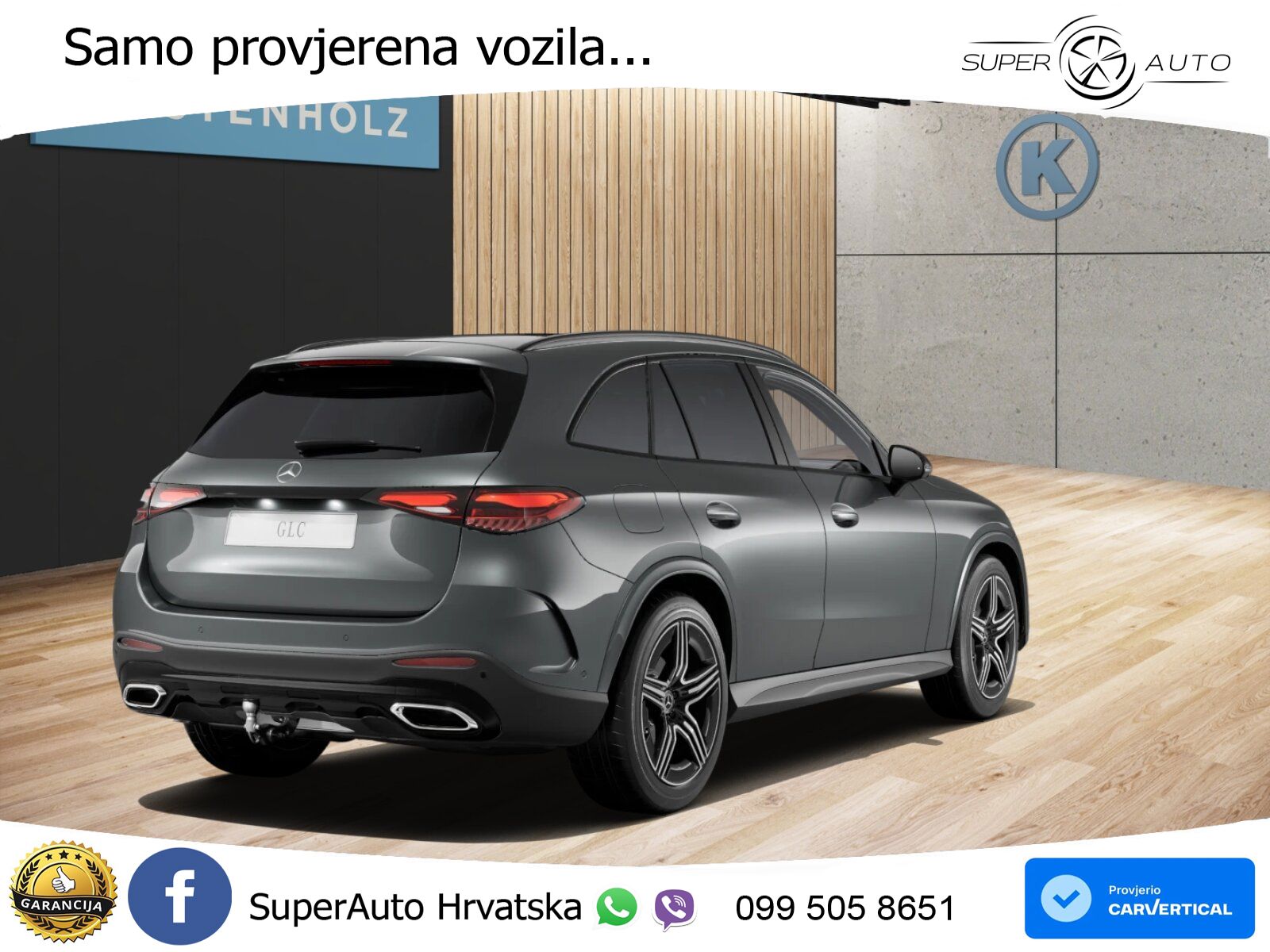 Mercedes GLC 220d (197 KS) 4MATIC 9G-TRONIC AMG ZRAČNI+ACC+GR SJED+KAM+PANO