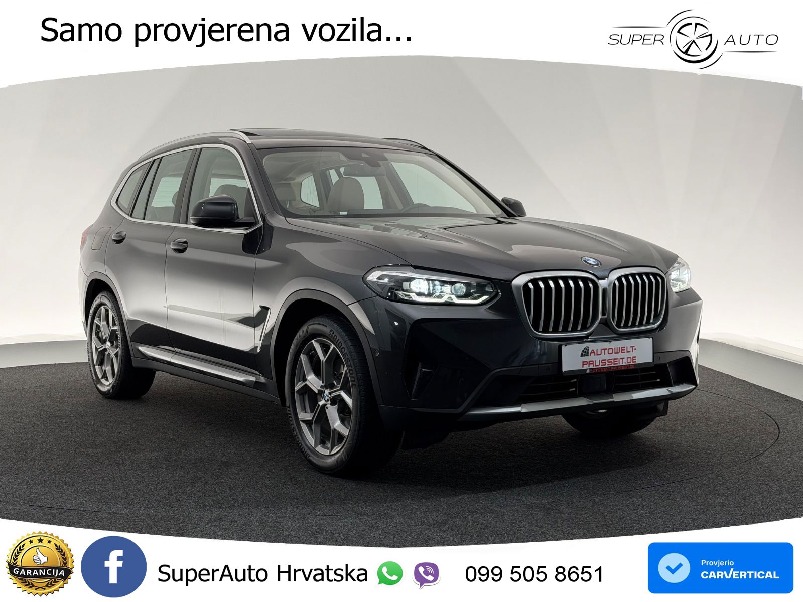 BMW X3 20d xDrive Steptronic LED+GR SJED+ACC