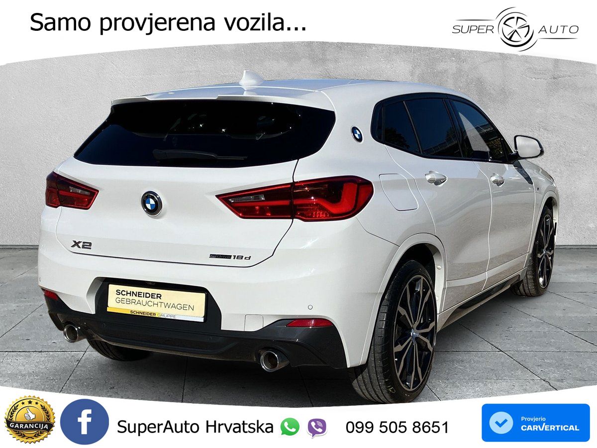 BMW X2 sDrive18d Steptronic M Sport LED+GR SJED+ACC