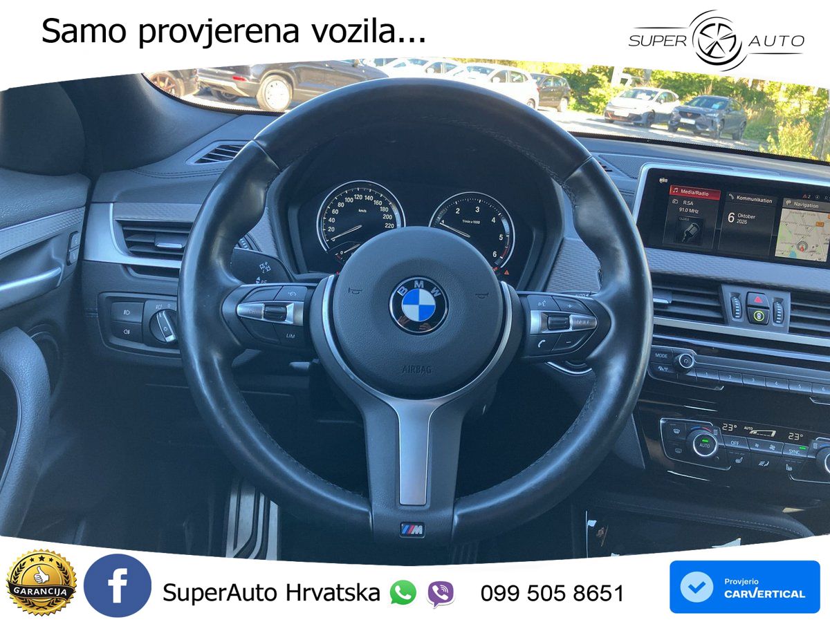 BMW X2 sDrive18d Steptronic M Sport LED+GR SJED+ACC