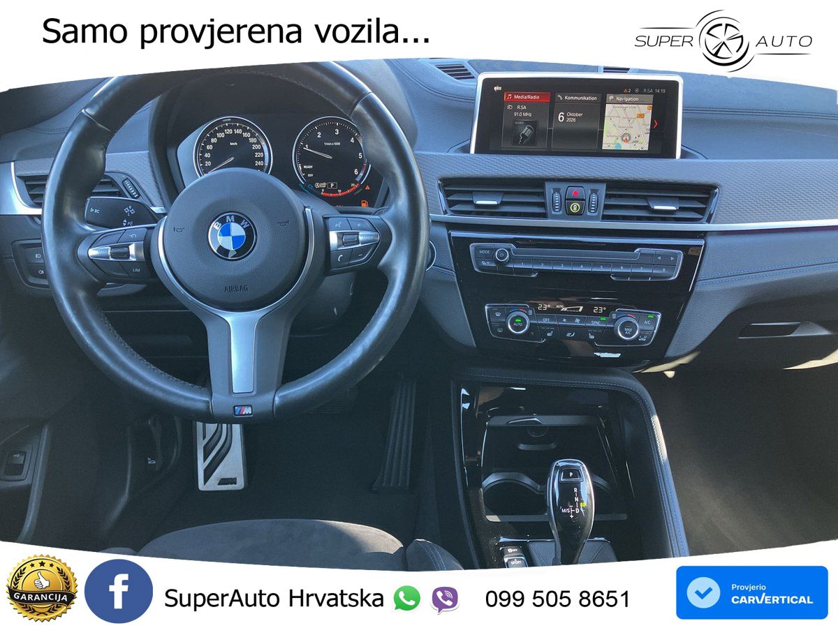 BMW X2 sDrive18d Steptronic M Sport LED+GR SJED+ACC